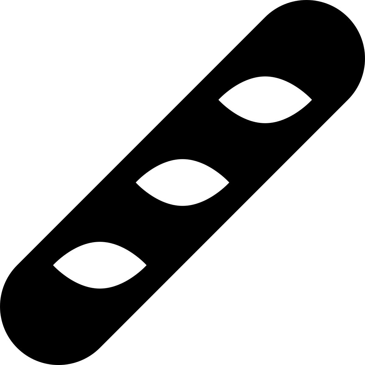 tiny glyph style バゲット icon