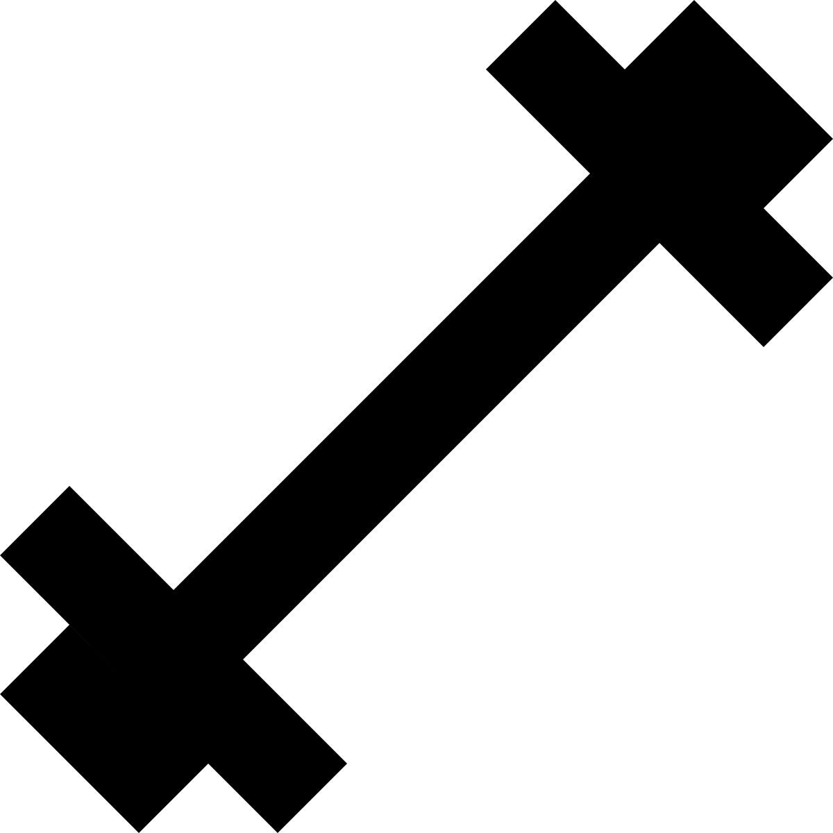 tiny glyph style hantel icon