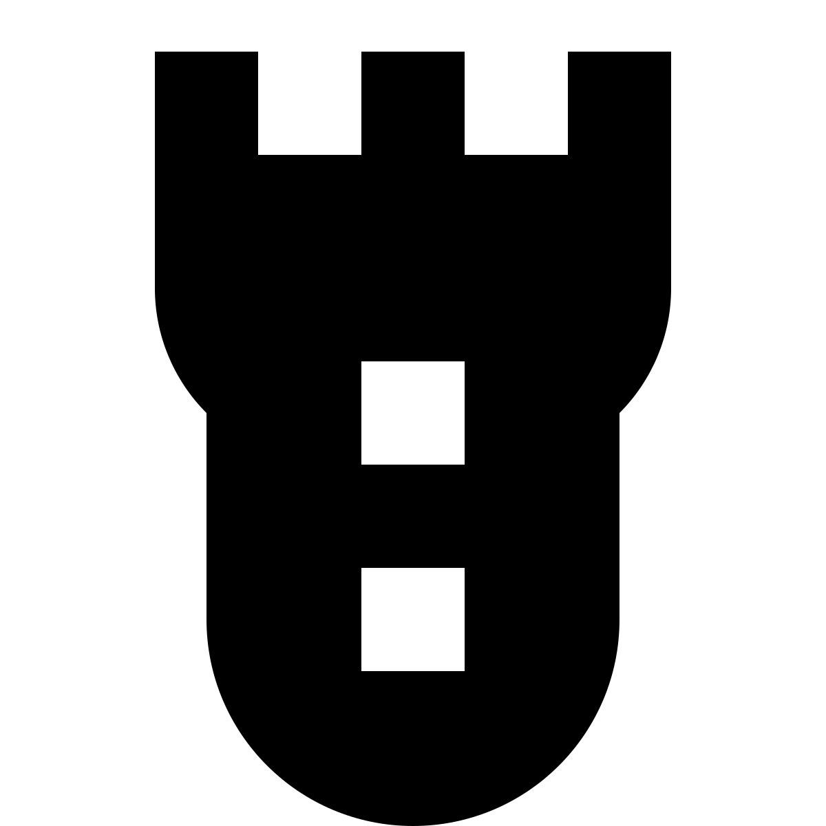 tiny glyph style barbeiros clippers icon