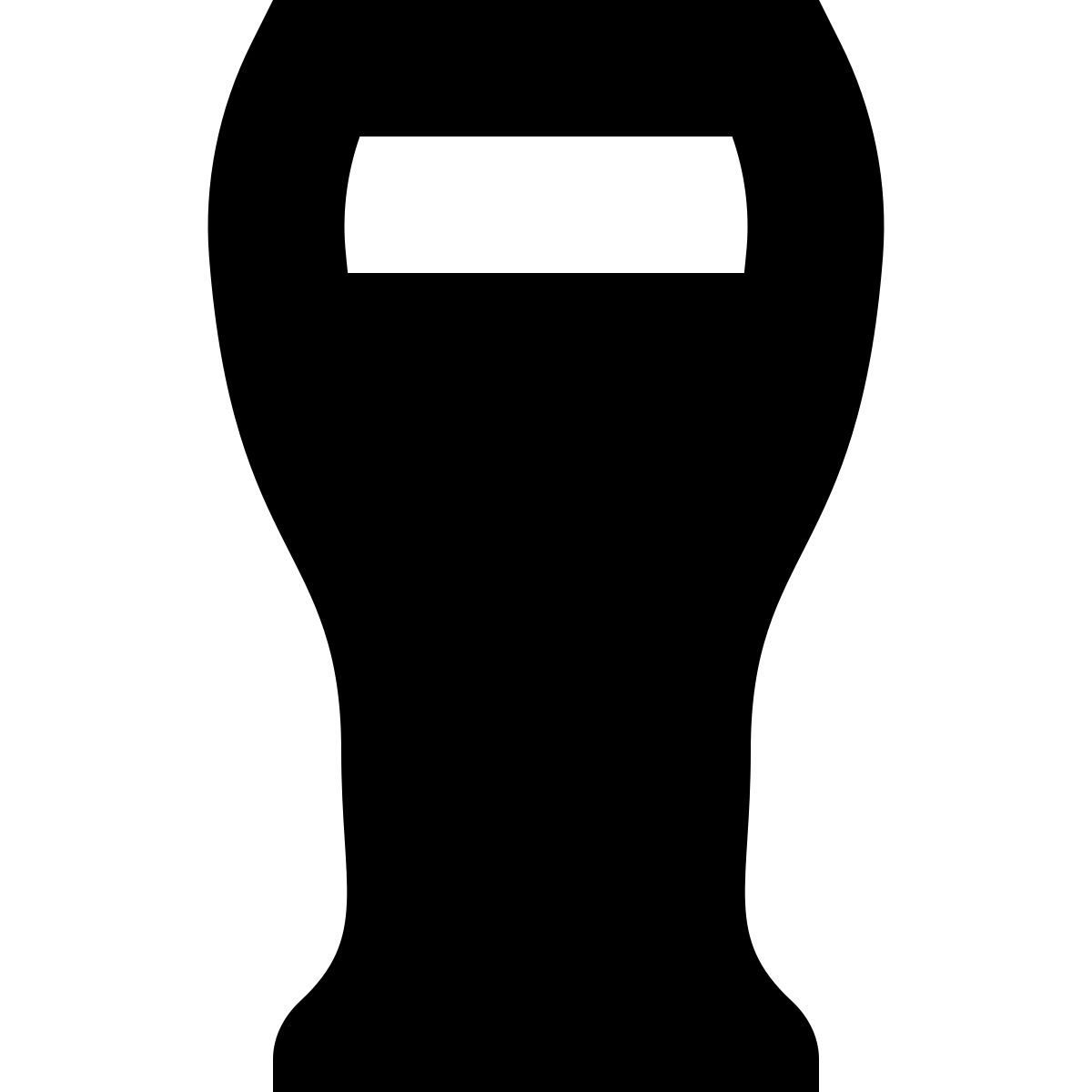 tiny glyph style bière au blé bavaroise icon