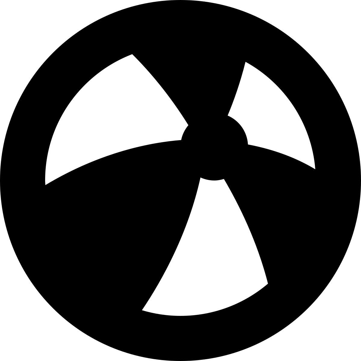 tiny glyph style 沙滩球 icon