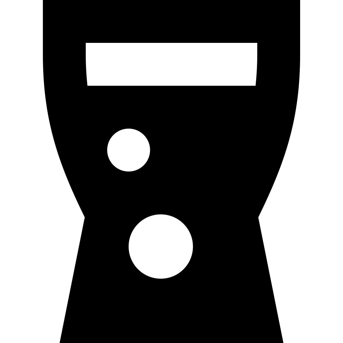 tiny glyph style 맥주 유리 icon