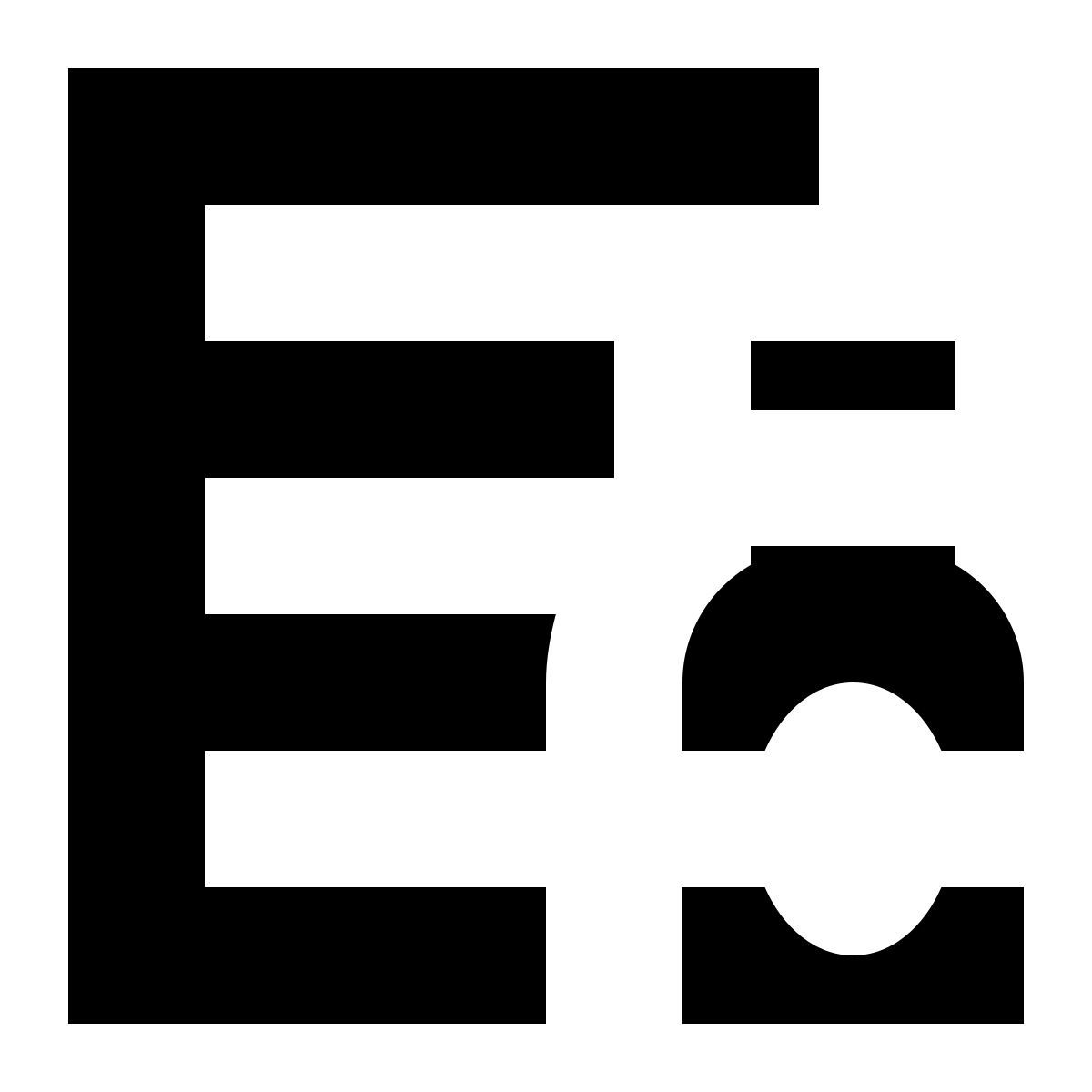 tiny glyph style beer recipe icon