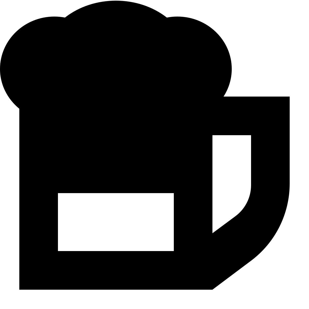 tiny glyph style beer icon