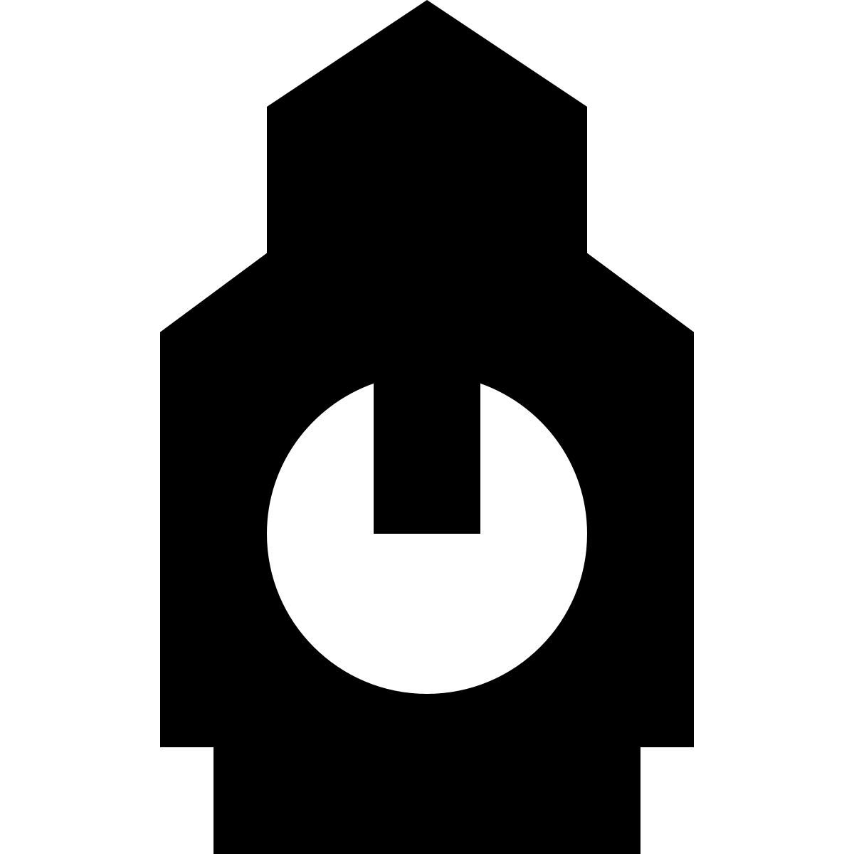 tiny glyph style big ben icon