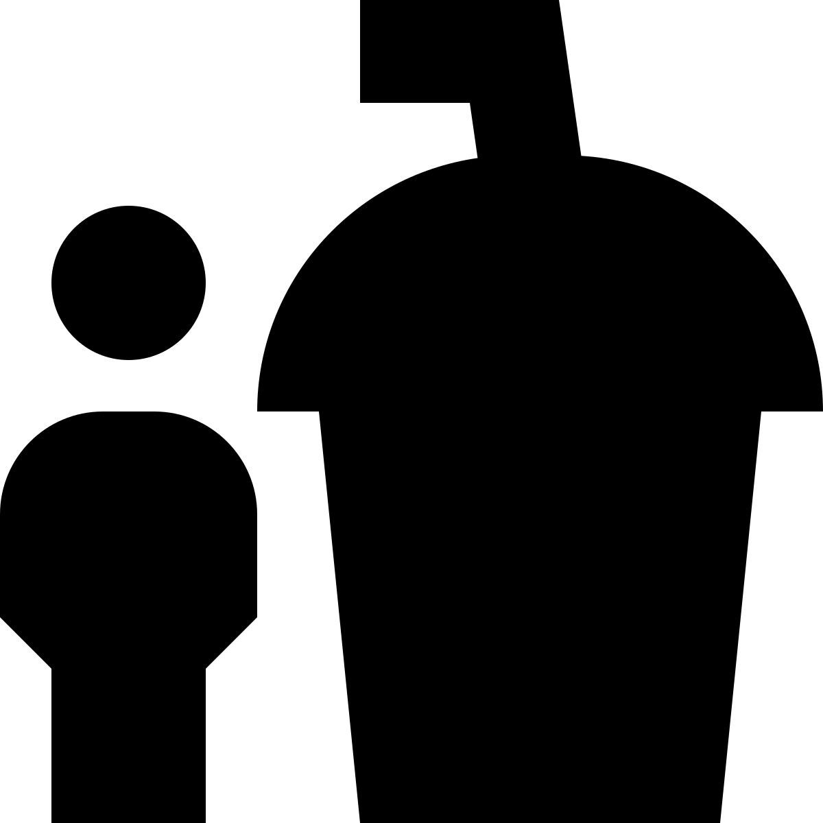 tiny glyph style 大奶昔 icon