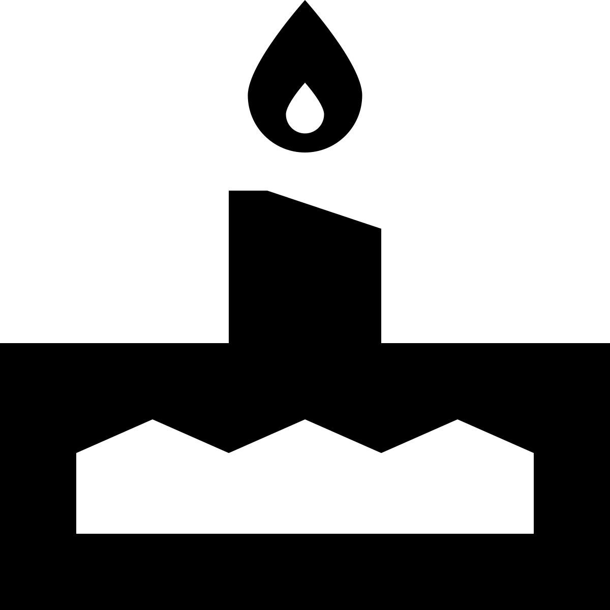 tiny glyph style 生日蛋糕 icon