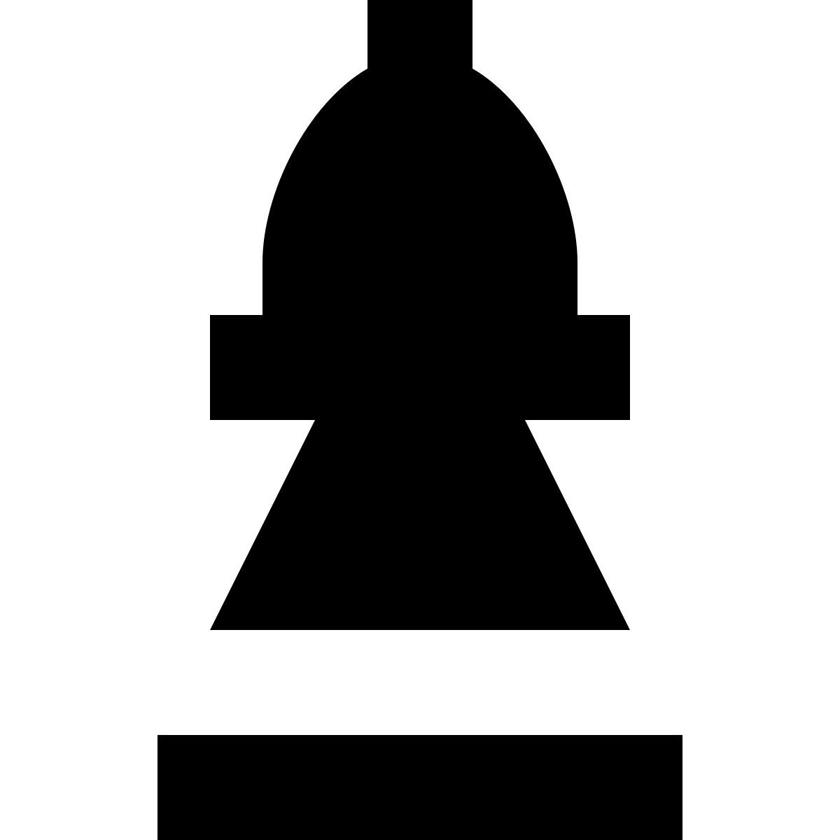 tiny glyph style bishop icon