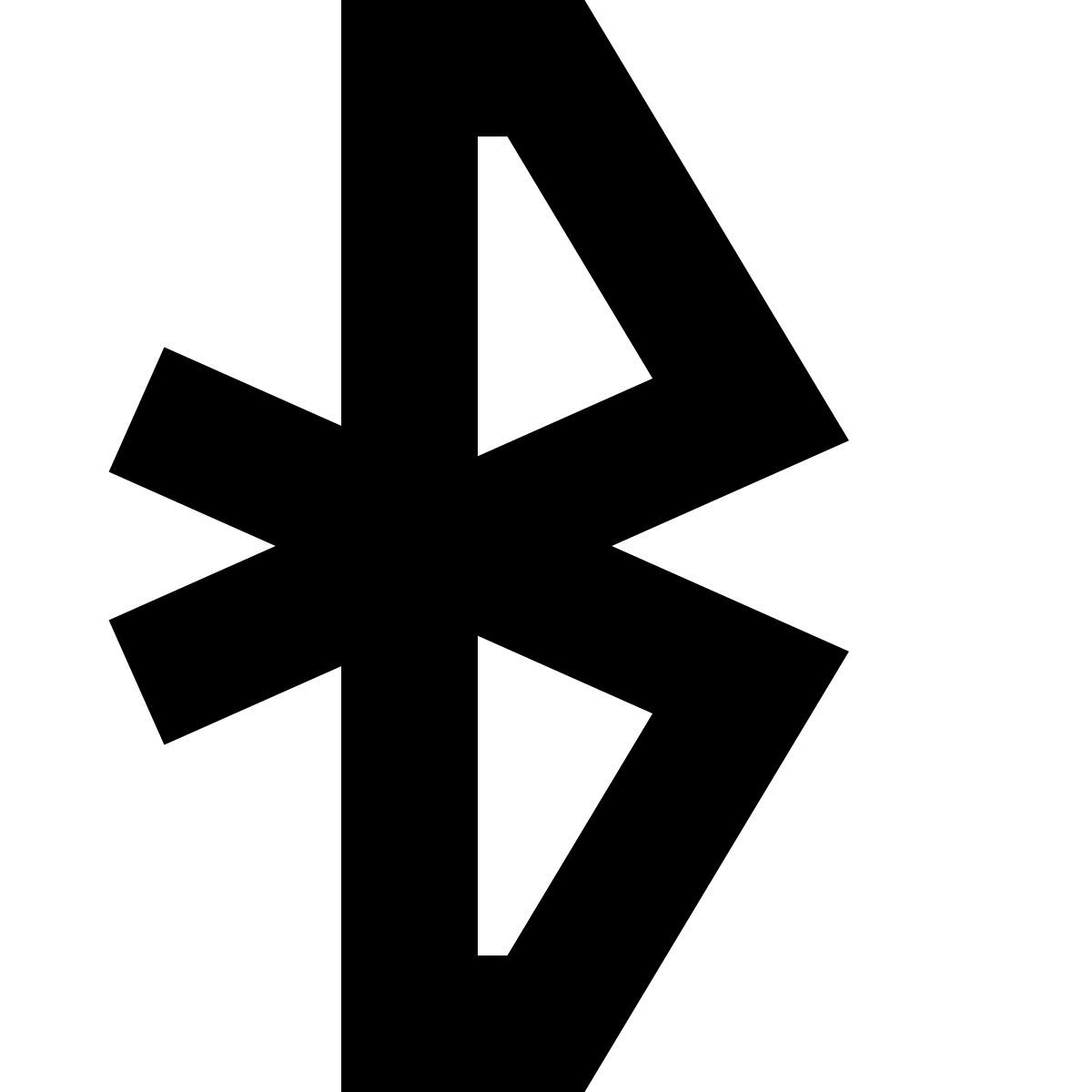 tiny glyph style bluetooth icon