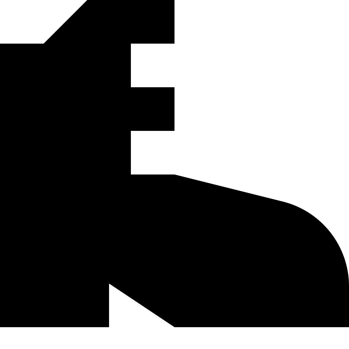 tiny glyph style boots icon