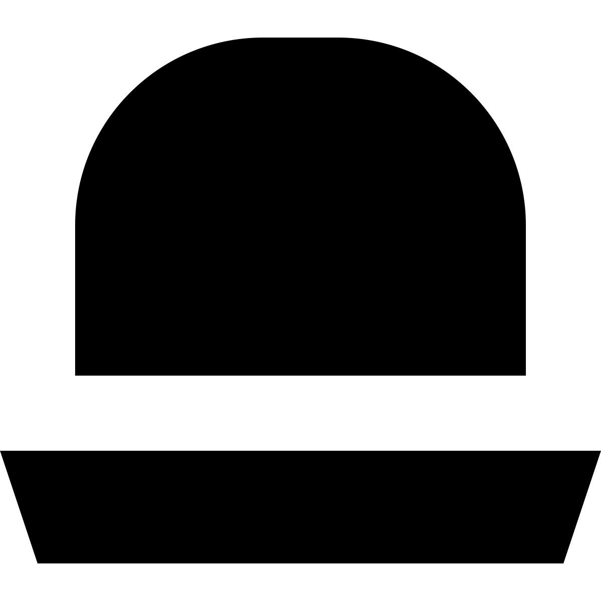 tiny glyph style 圆顶硬礼帽 icon