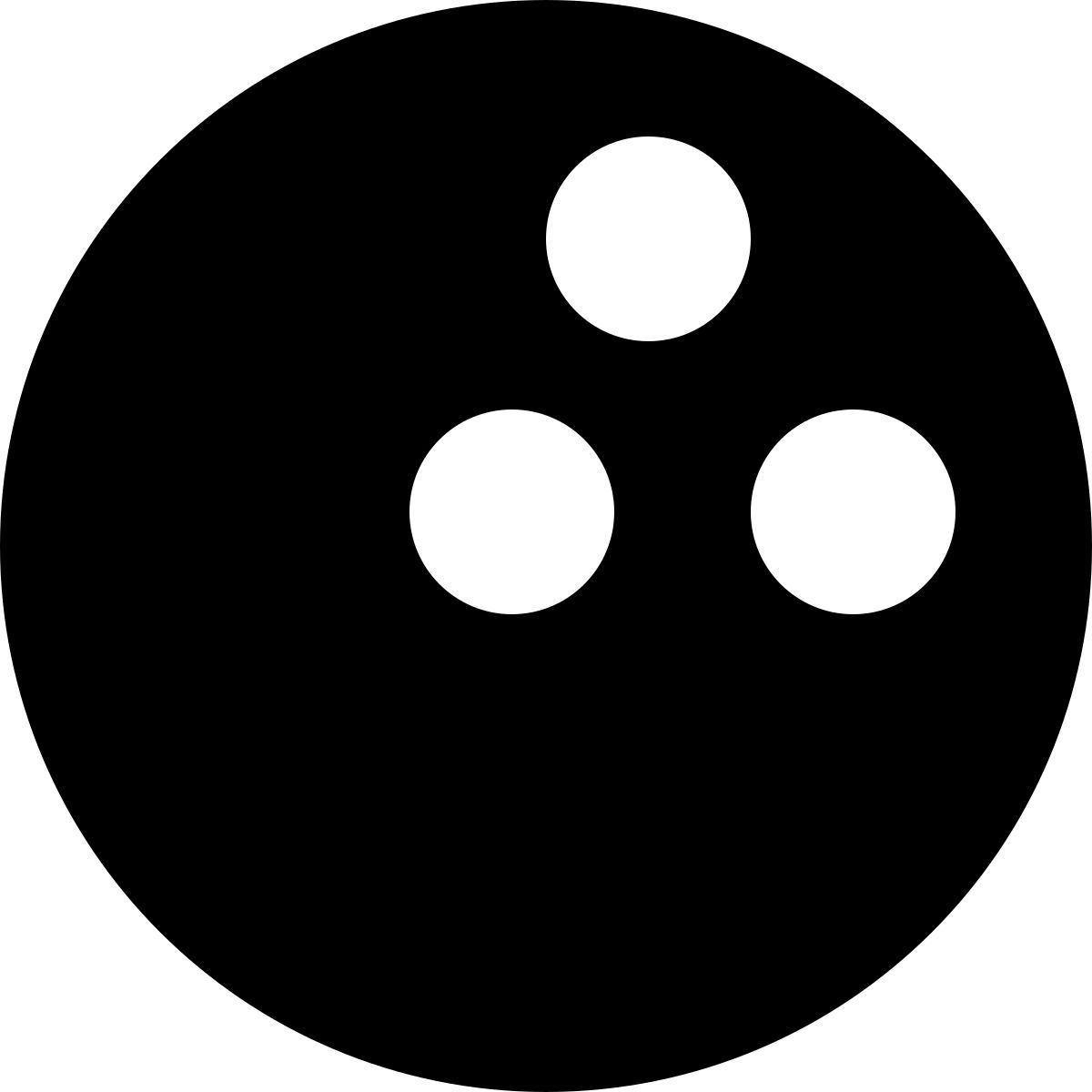 tiny glyph 风格 保龄球 图标