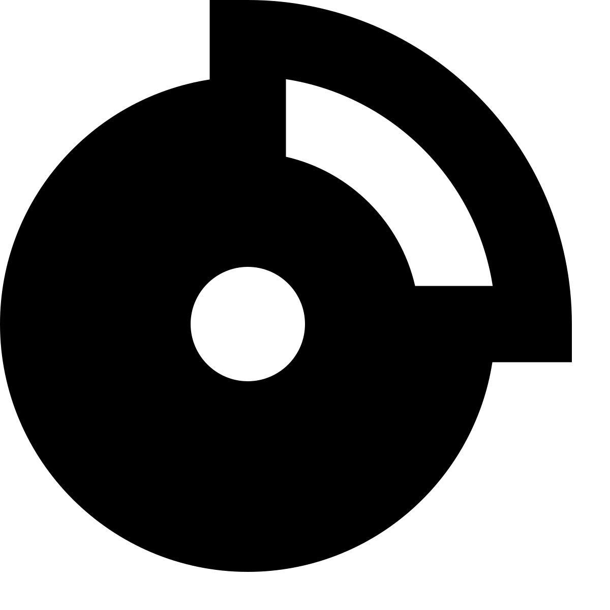 tiny glyph style brake discs icon