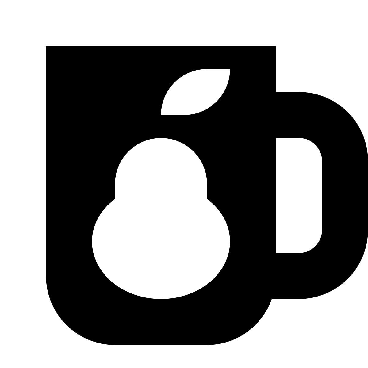 tiny glyph style branding icon