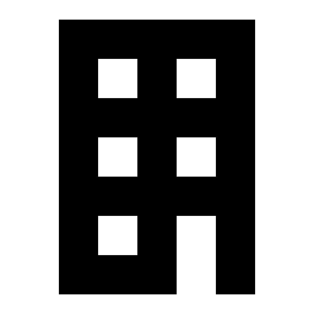 tiny glyph style costruzione icon