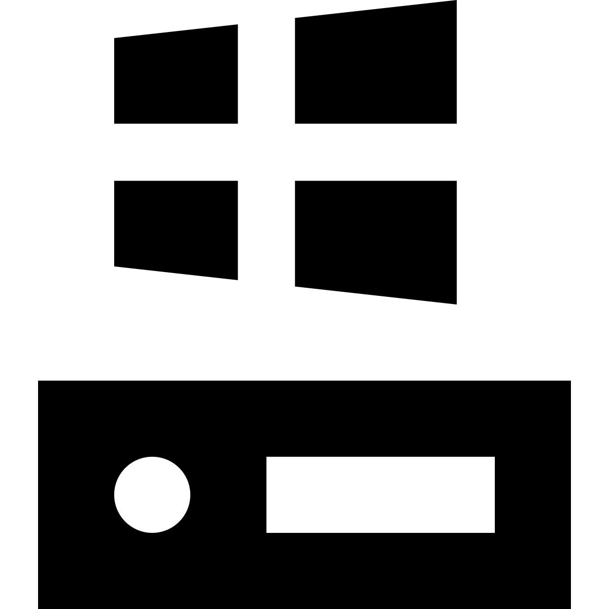 tiny glyph style unità c icon