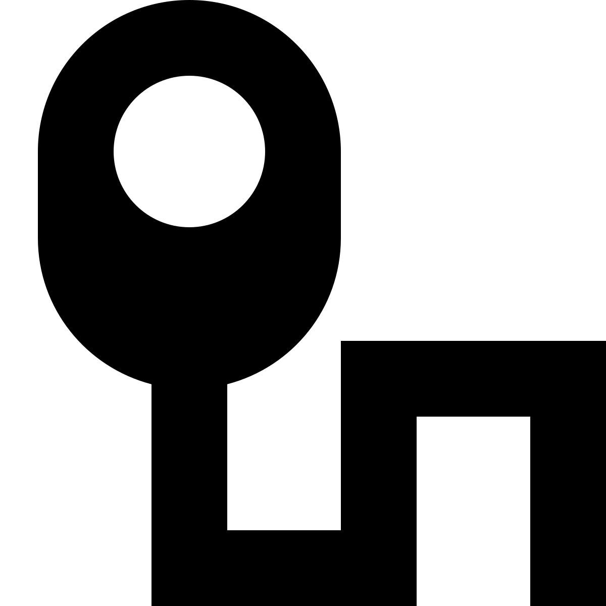 tiny glyph style wire icon