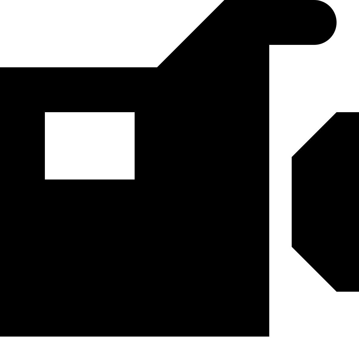 tiny glyph style videocámara pro icon