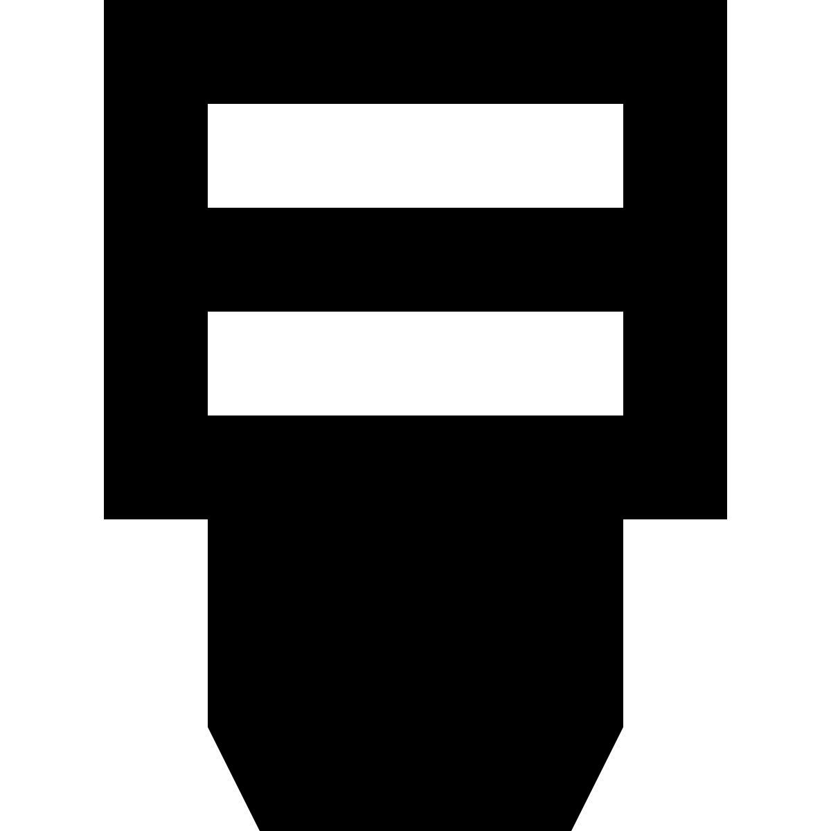 tiny glyph style 카메라 플래시 icon