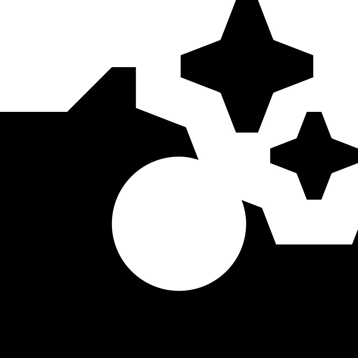 tiny glyph style 카메라 인텔리전스 icon