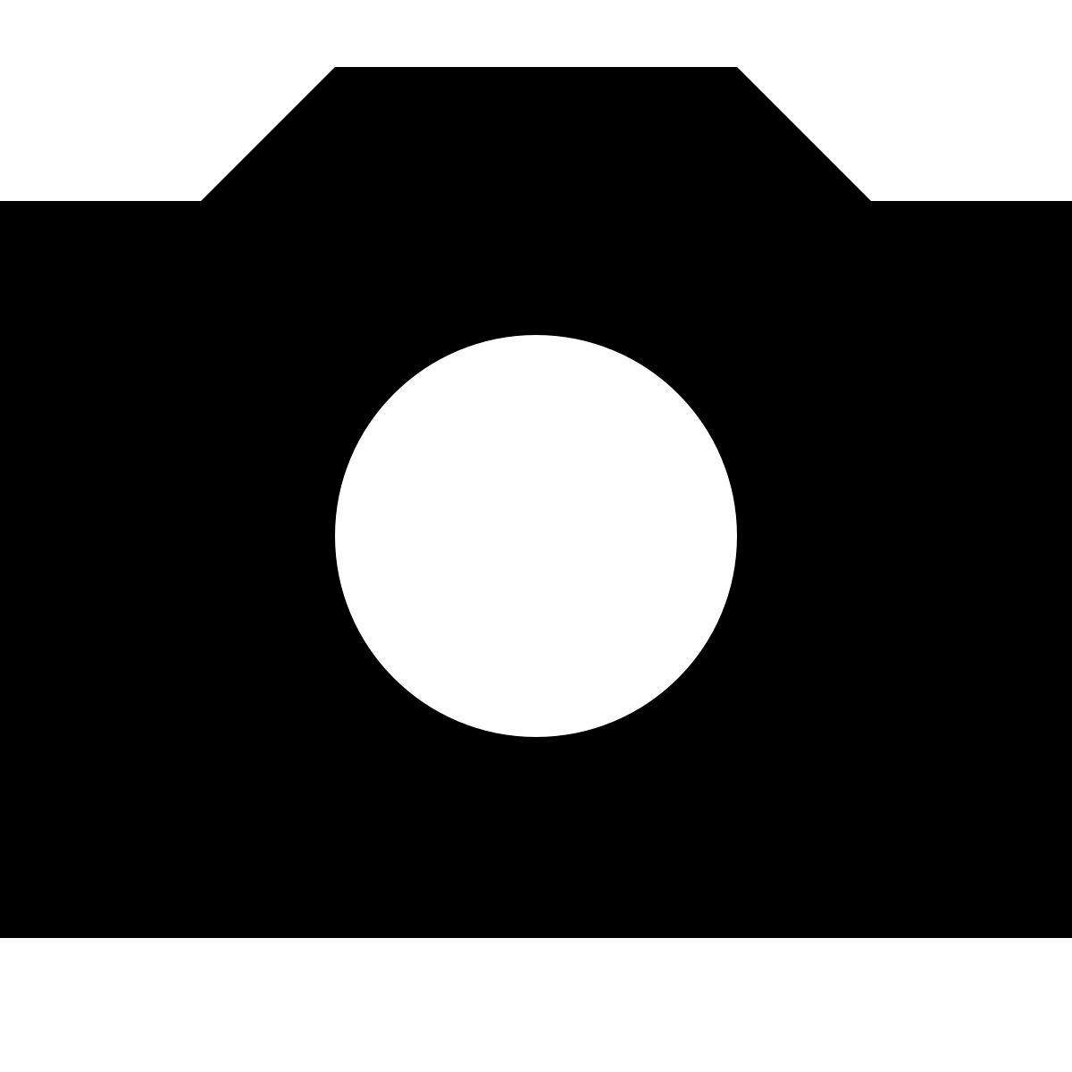 tiny glyph style cámara icon