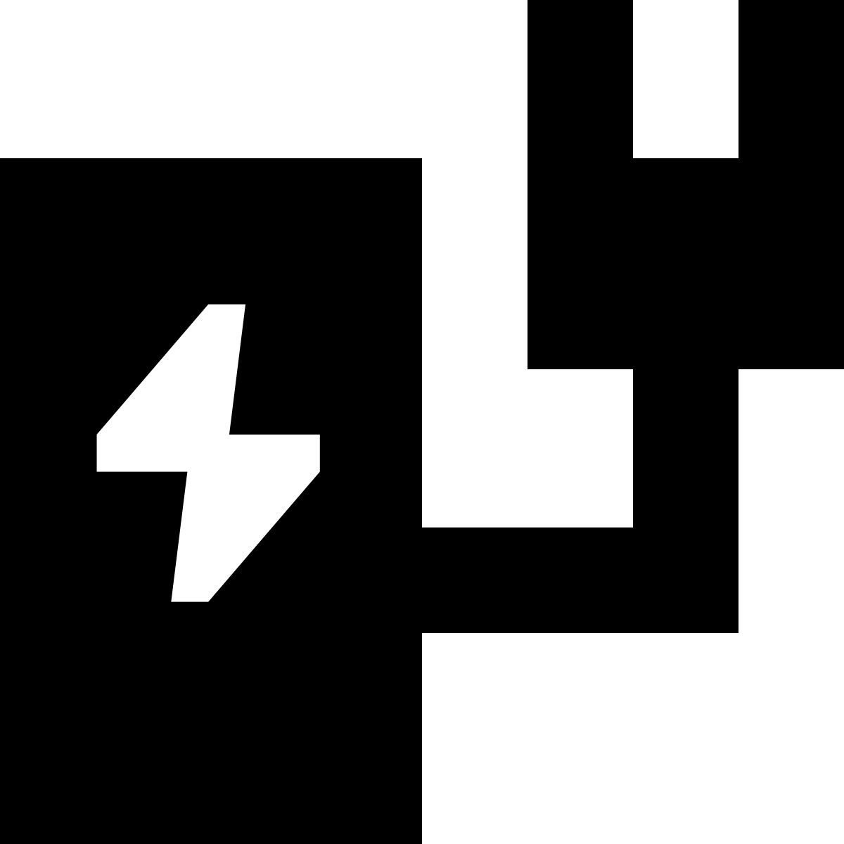 tiny glyph style ladestation icon
