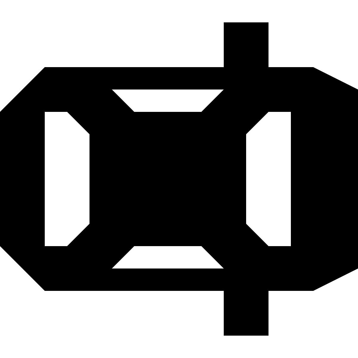 tiny glyph 风格 汽车顶视图 图标