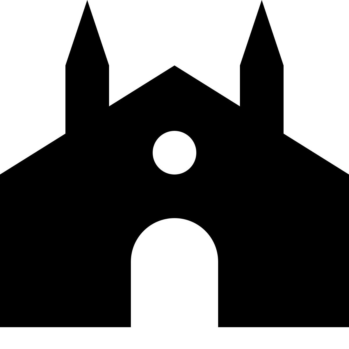 tiny glyph style cattedrale icon