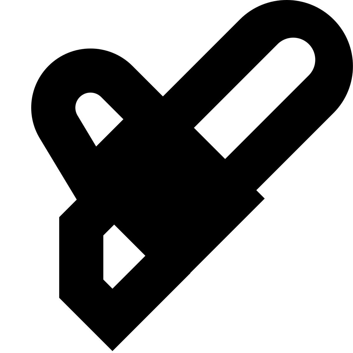tiny glyph style 电锯 icon
