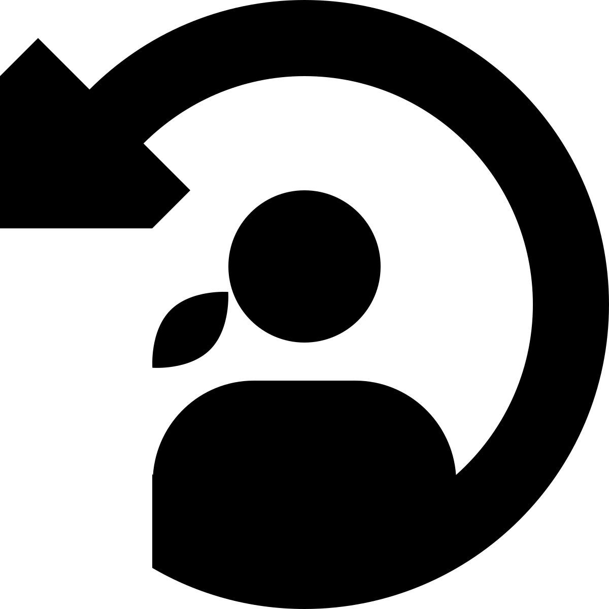 tiny glyph style update user icon