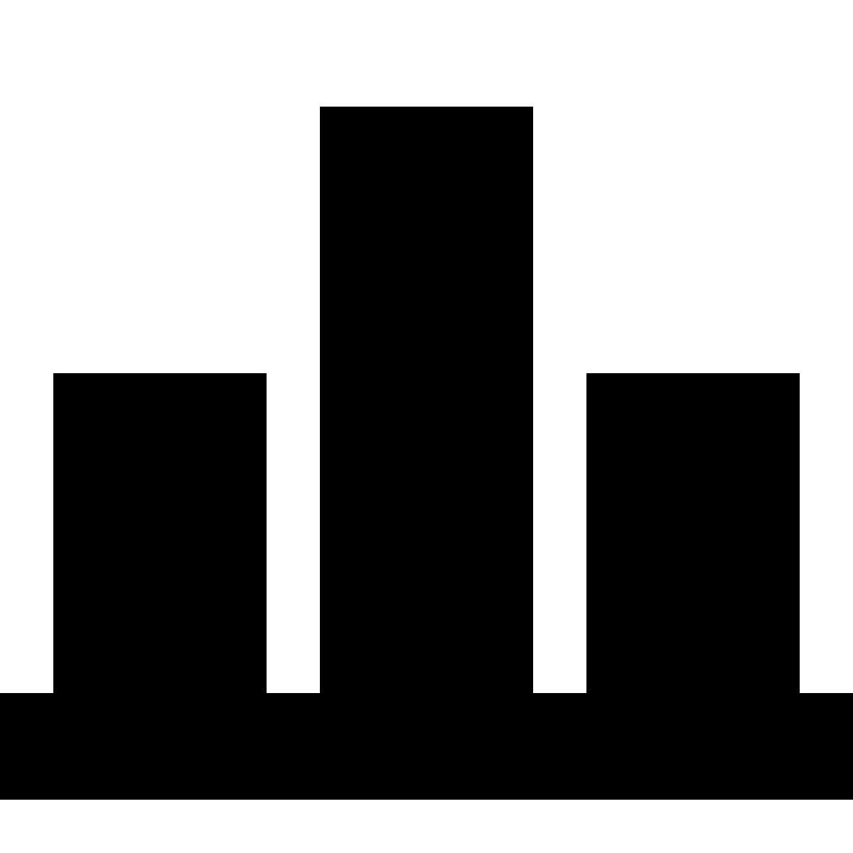 tiny glyph style barra del grafico icon