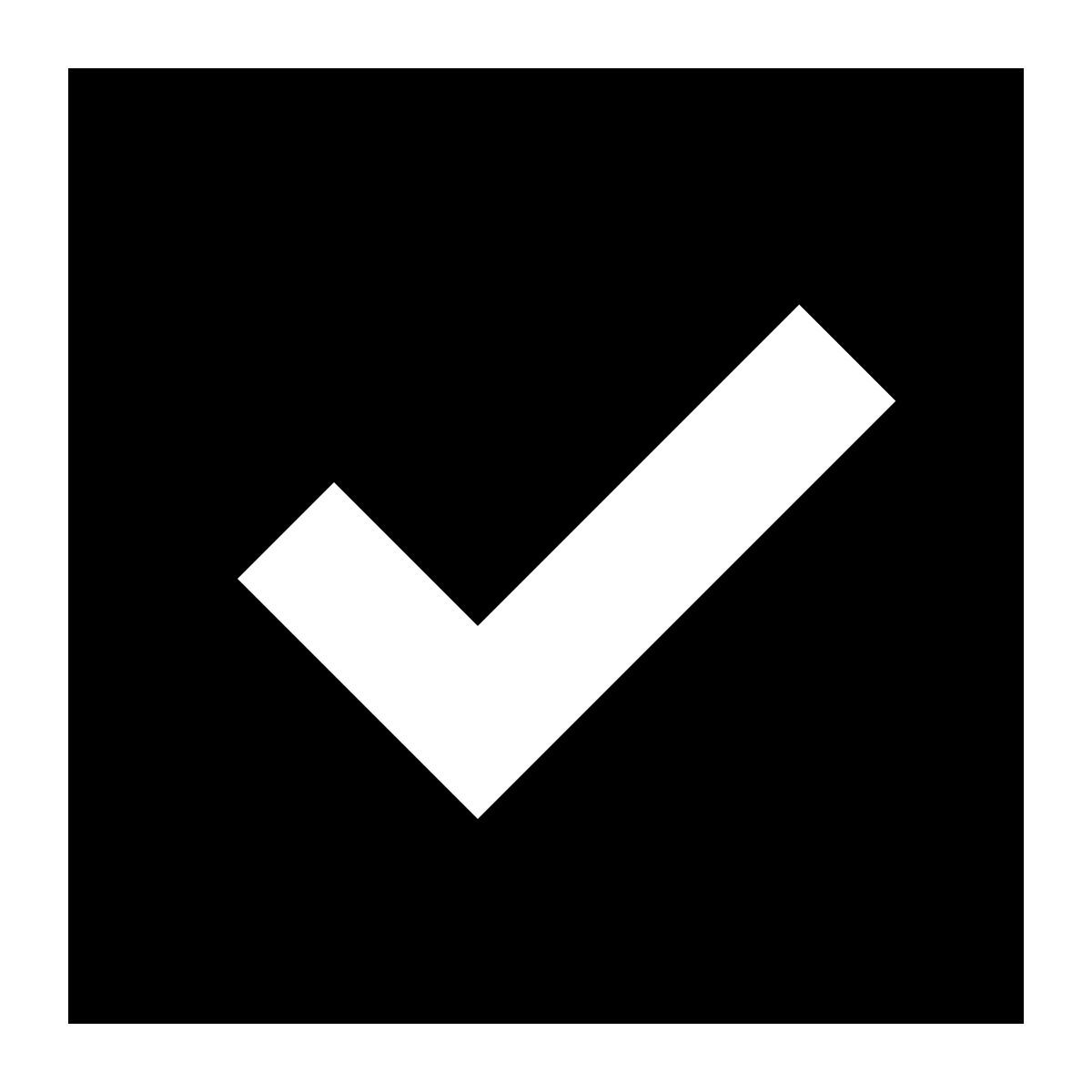tiny glyph style caixa de selecção seleccionada 2 icon