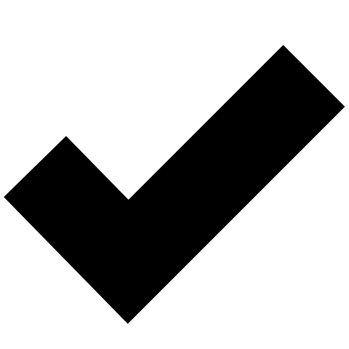 tiny glyph style done icon