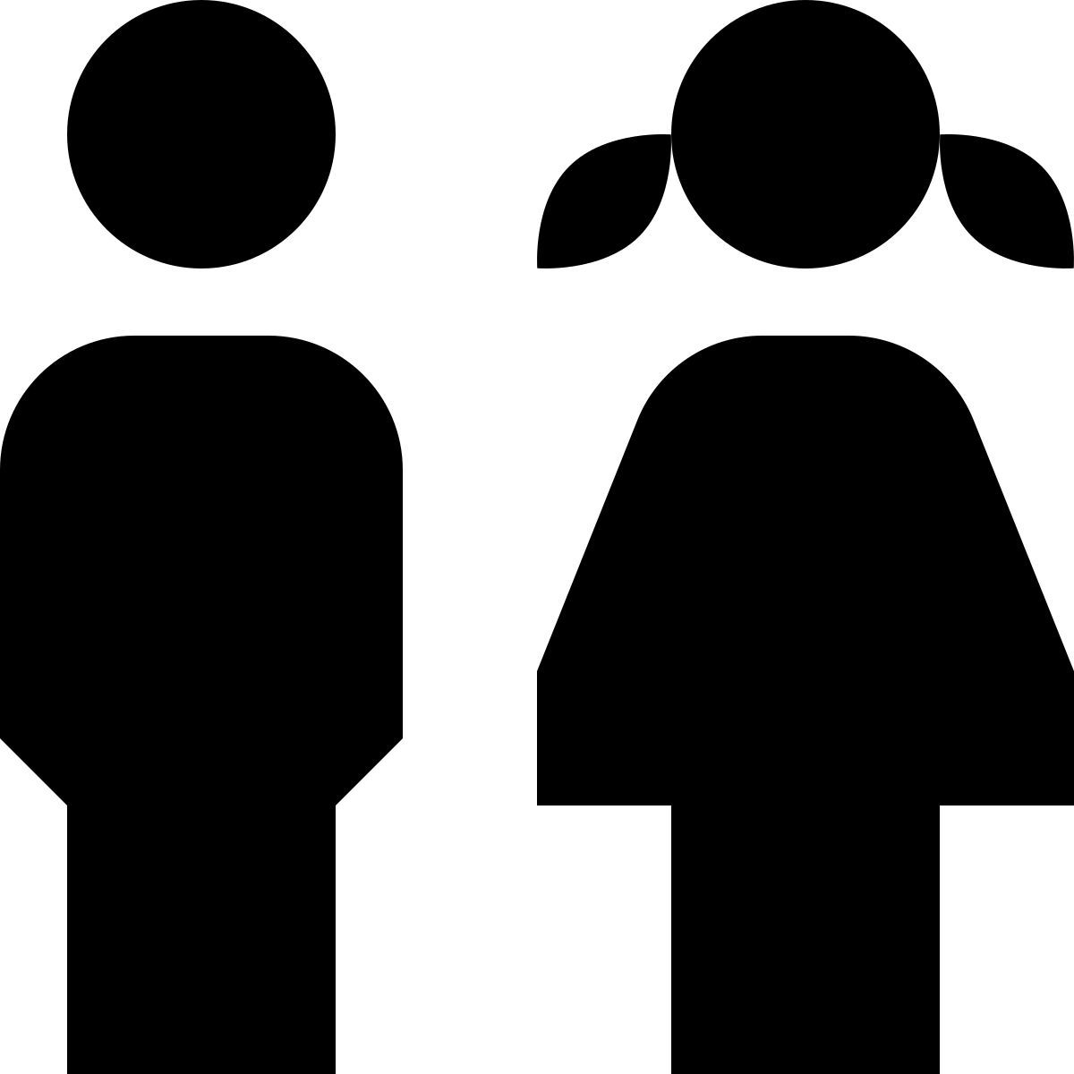 tiny glyph style bambini icon