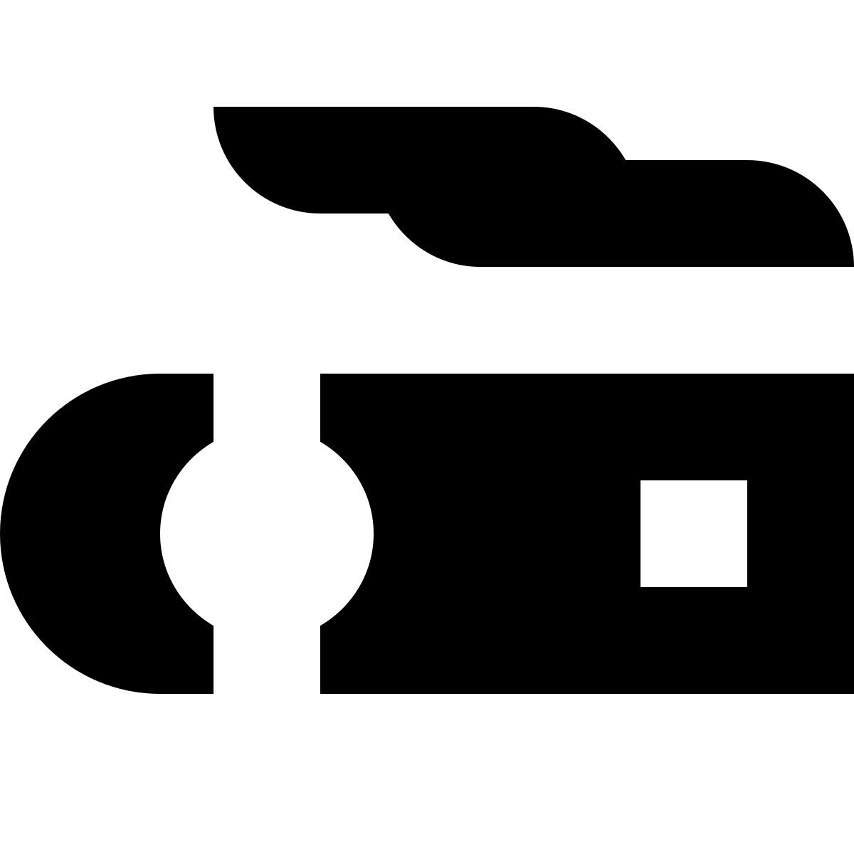 tiny glyph style 시가 icon