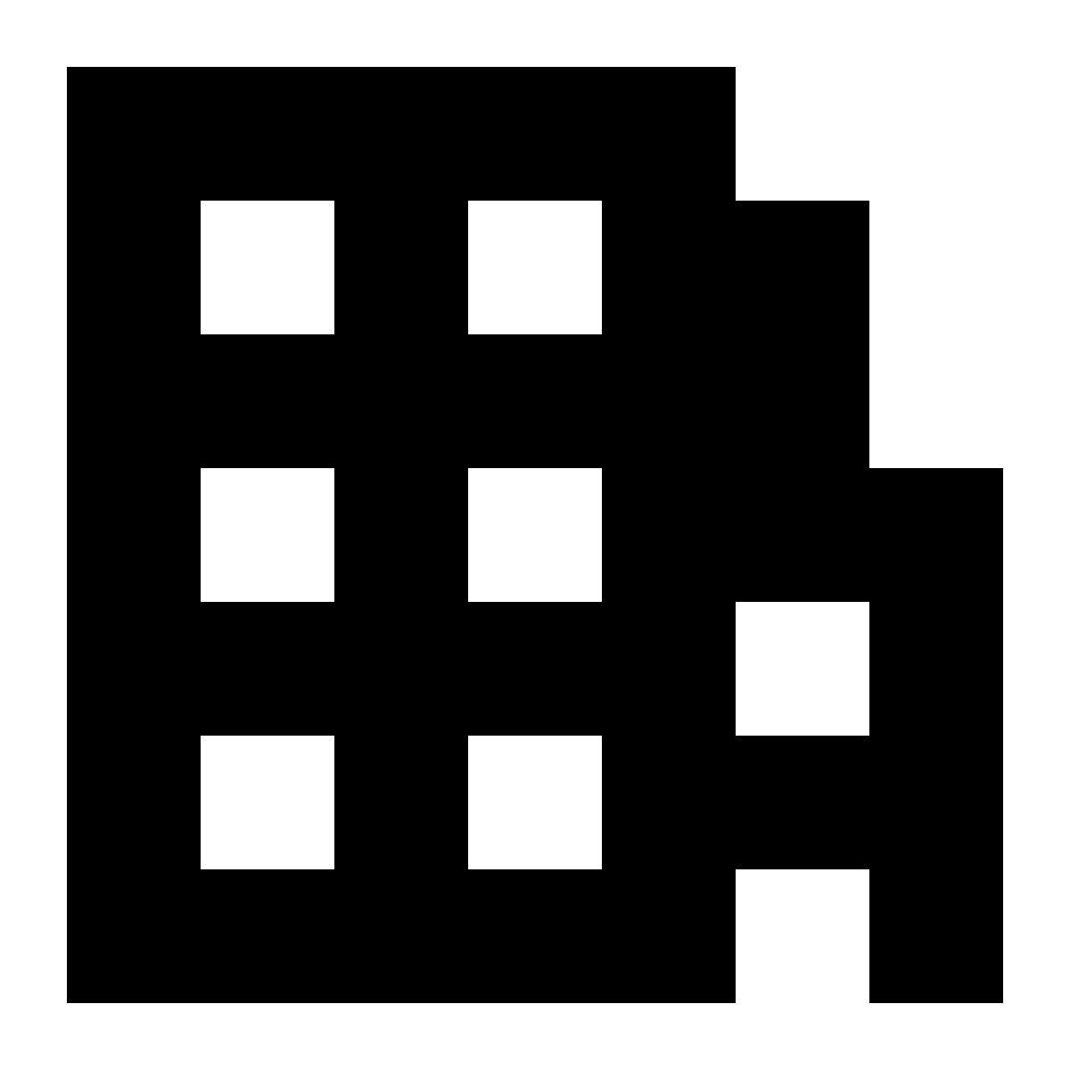 tiny glyph style 도시 건물 icon