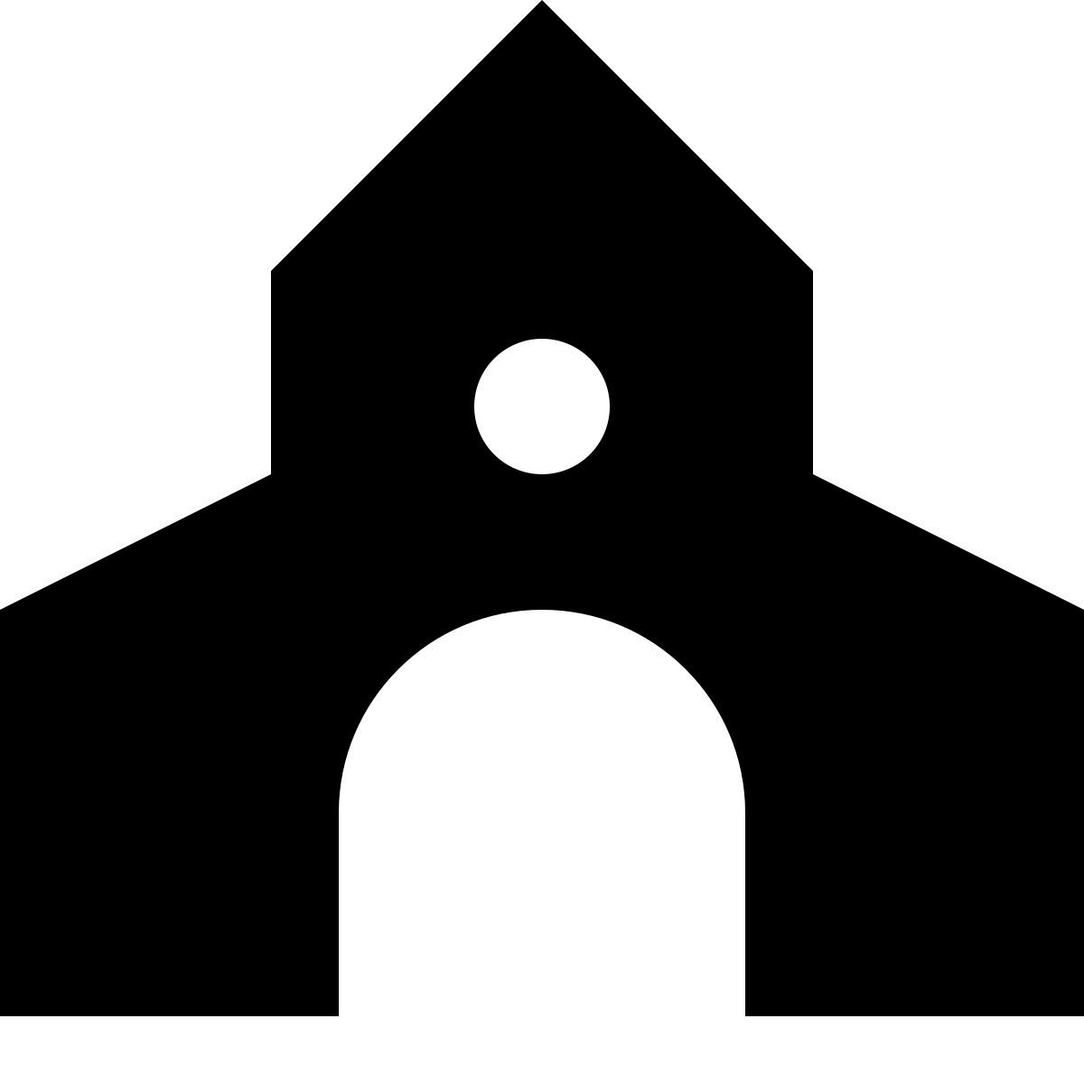 tiny glyph style chiesa icon