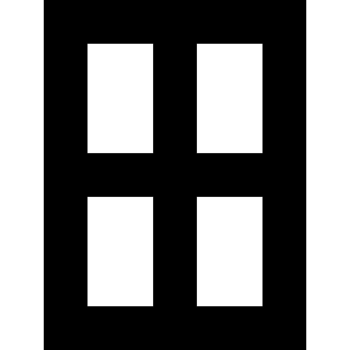 tiny glyph style closed window icon