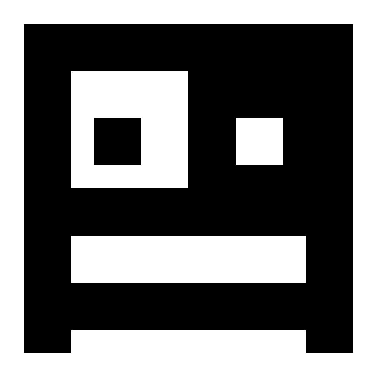 tiny glyph style closet icon