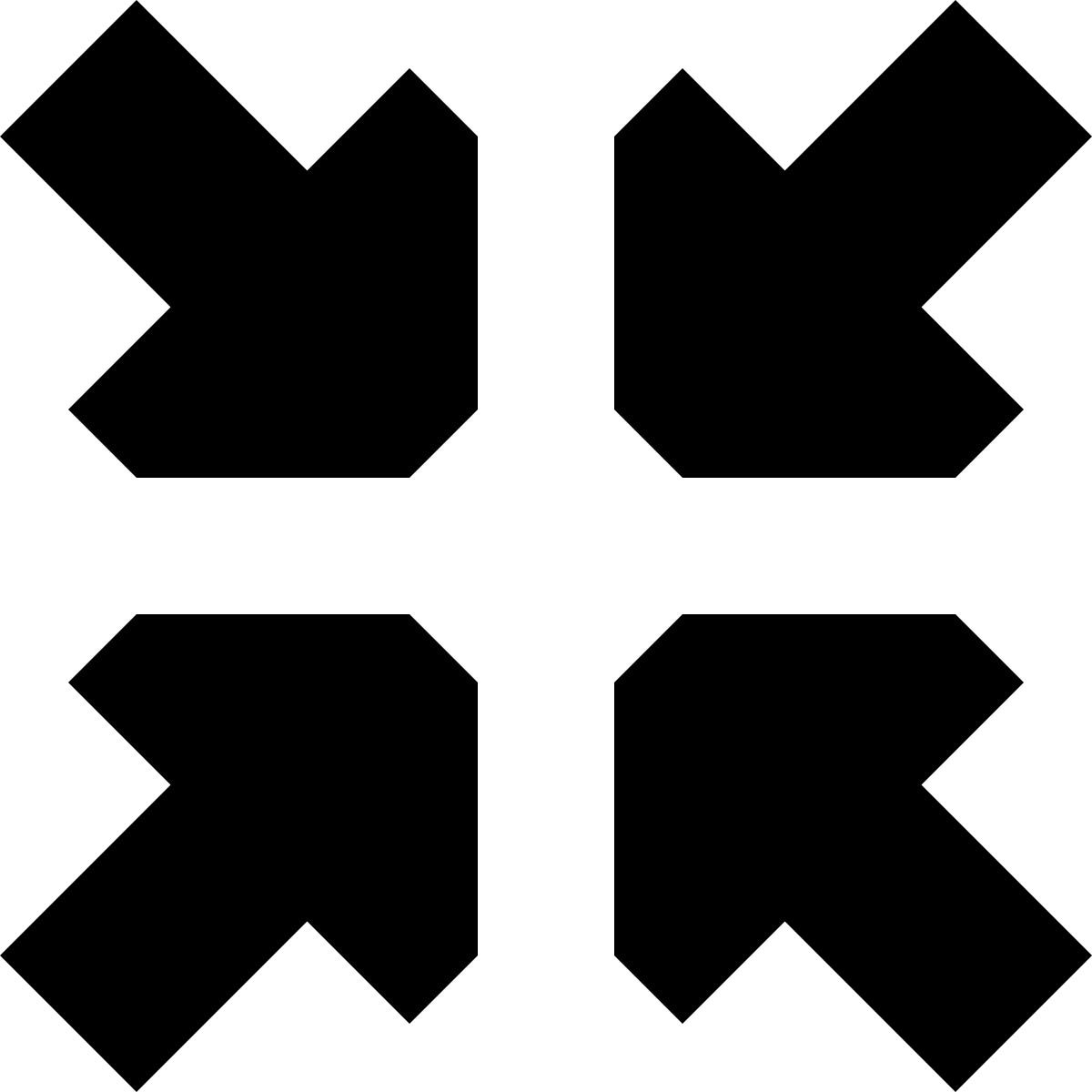 tiny glyph style collapse icon