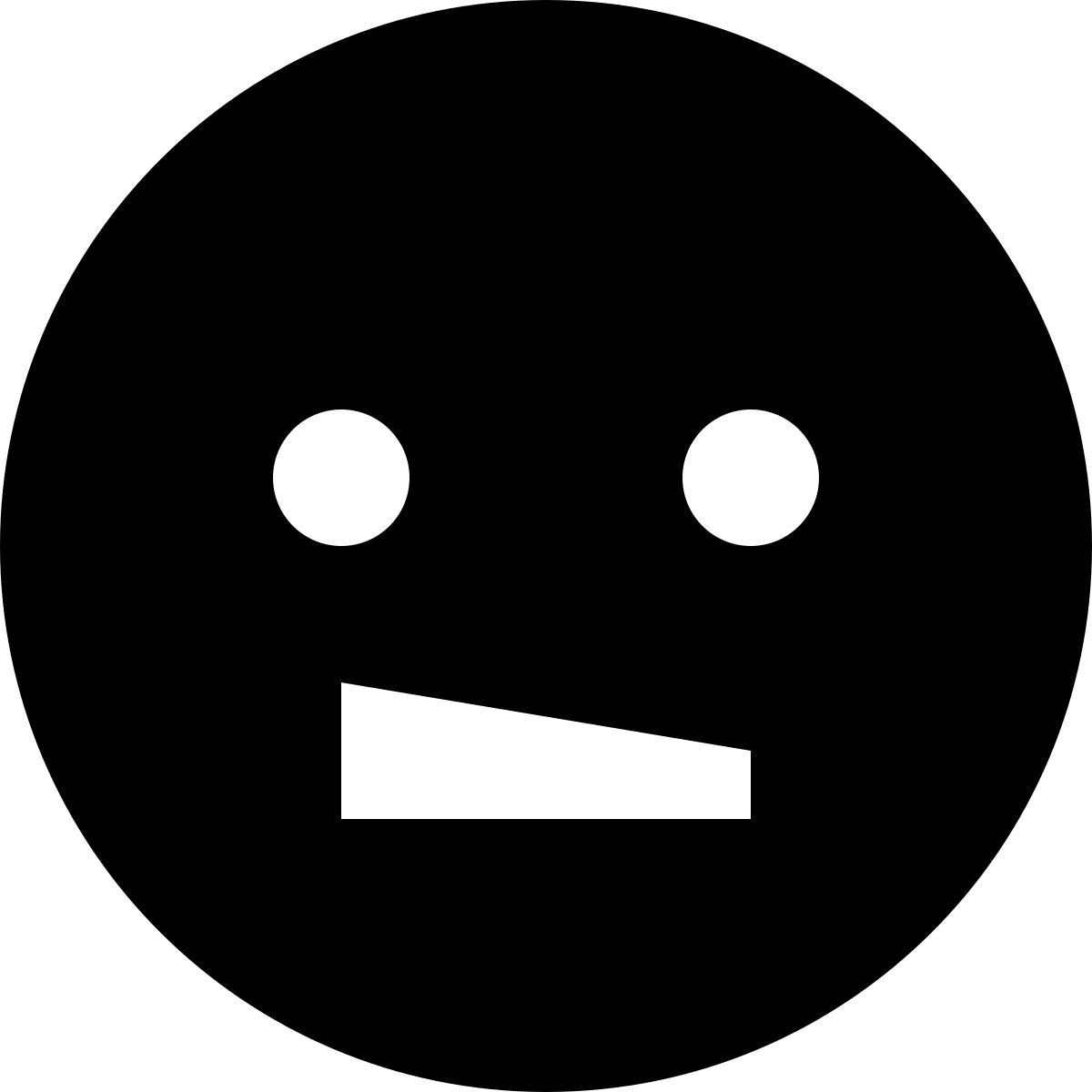 tiny glyph style 困惑 icon