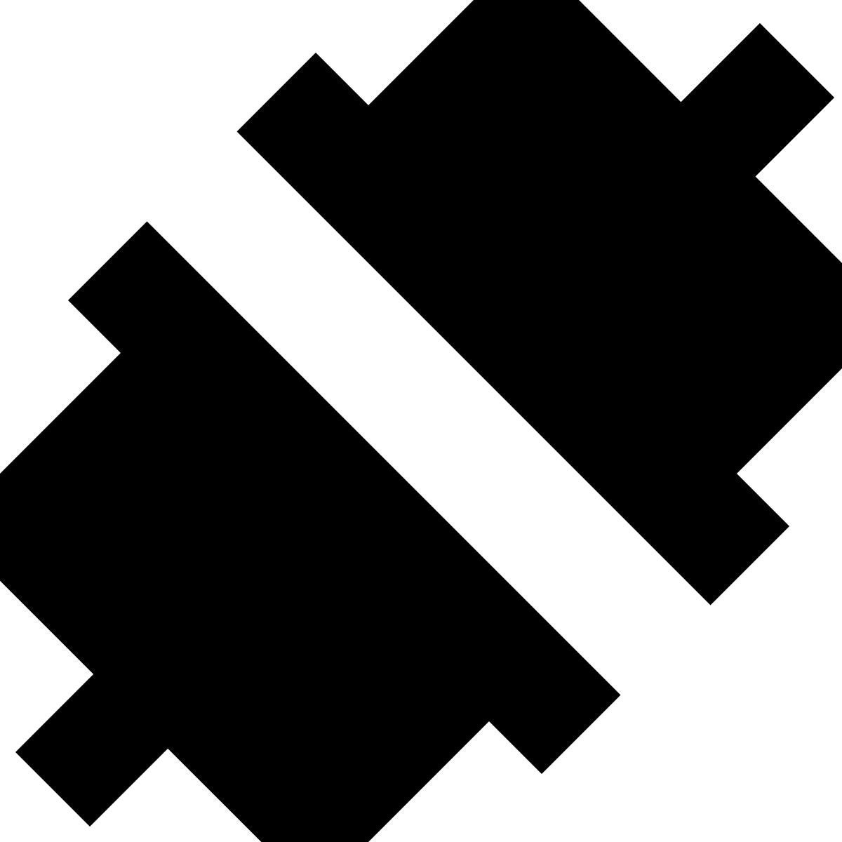 tiny glyph style connected icon