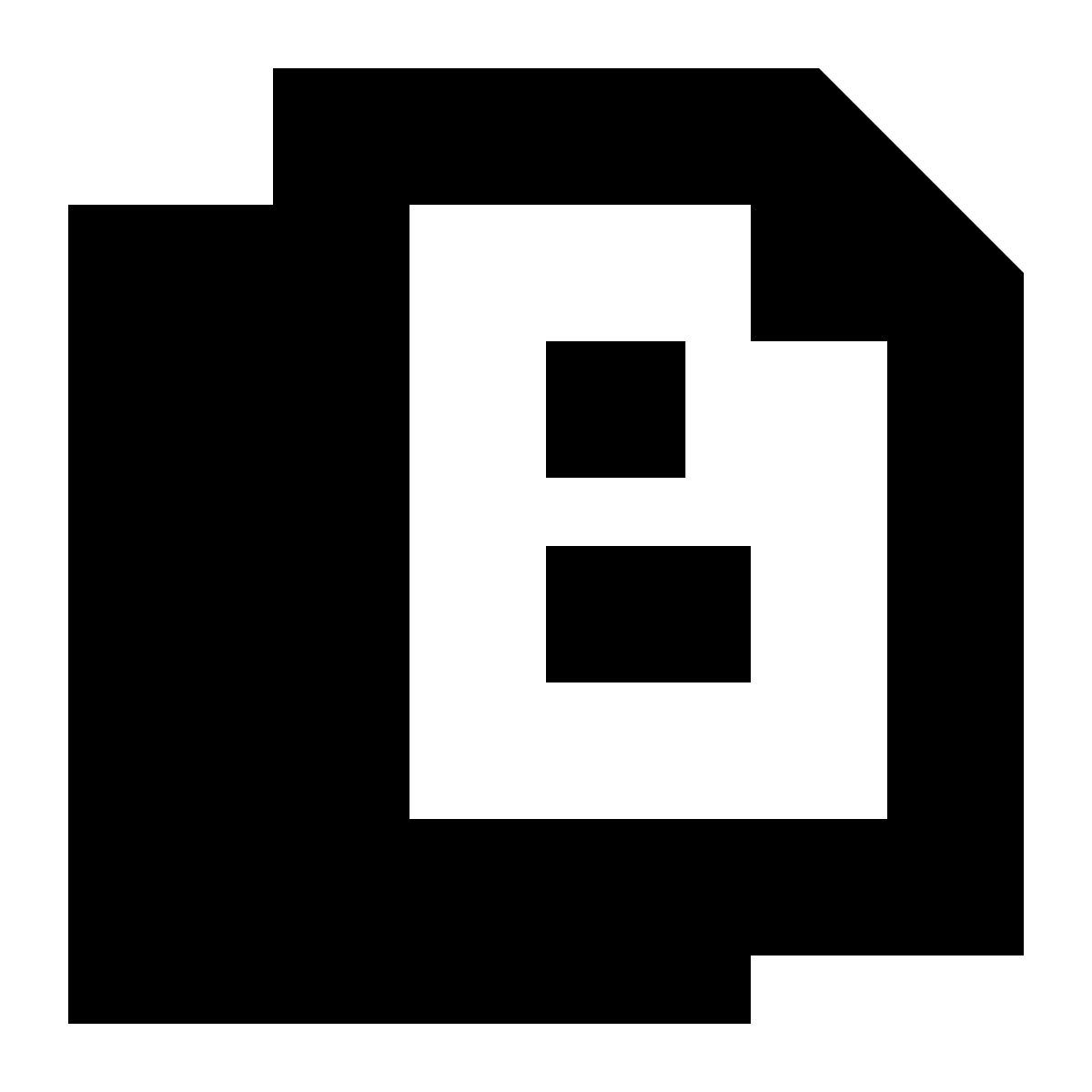 tiny glyph style copy icon