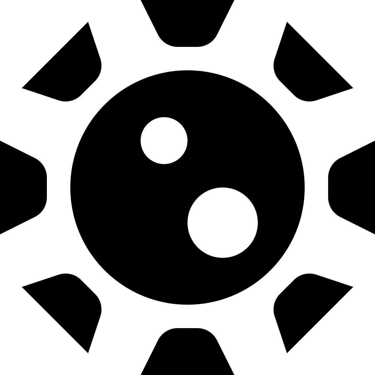 tiny glyph style corona icon