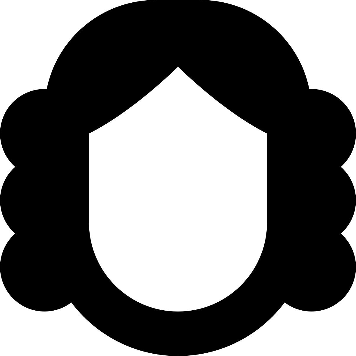 tiny glyph style giudice della corte icon