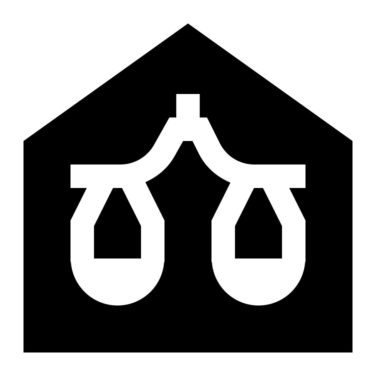 tiny glyph style courthouse icon