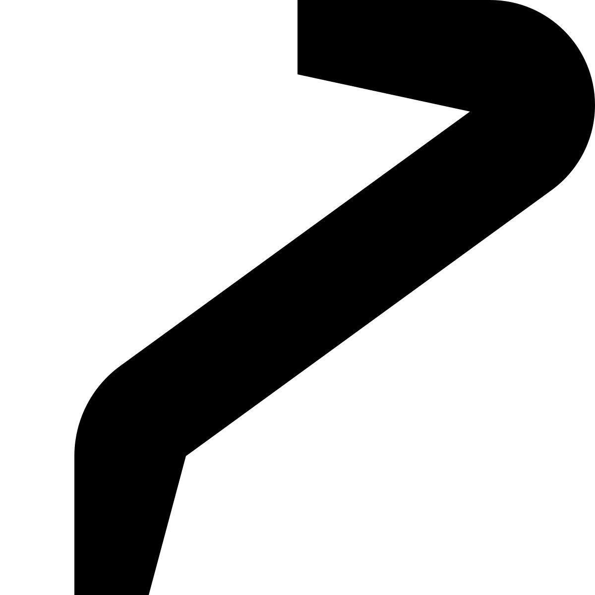tiny glyph style piede di porco icon