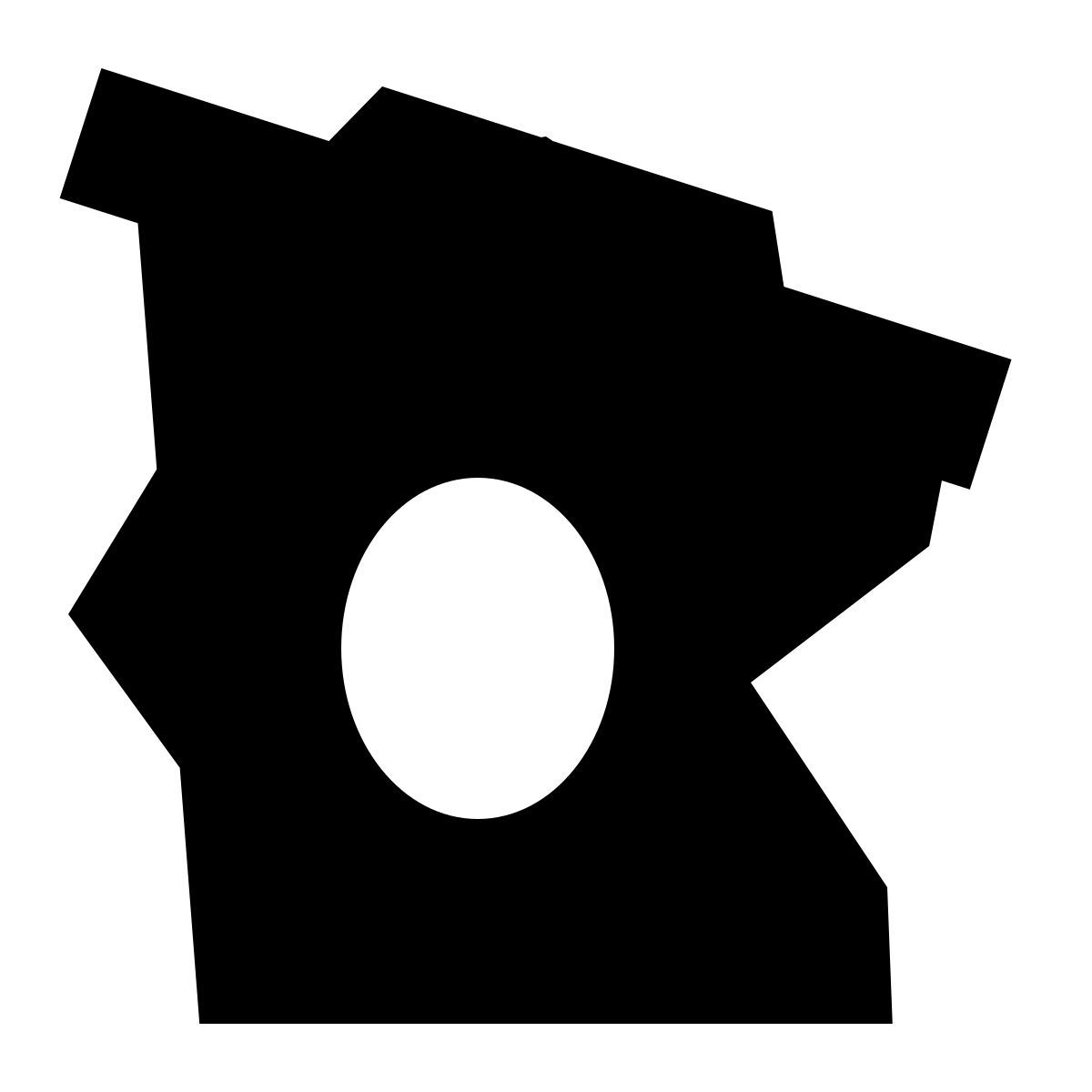 tiny glyph style tazza di caffè stropicciata icon