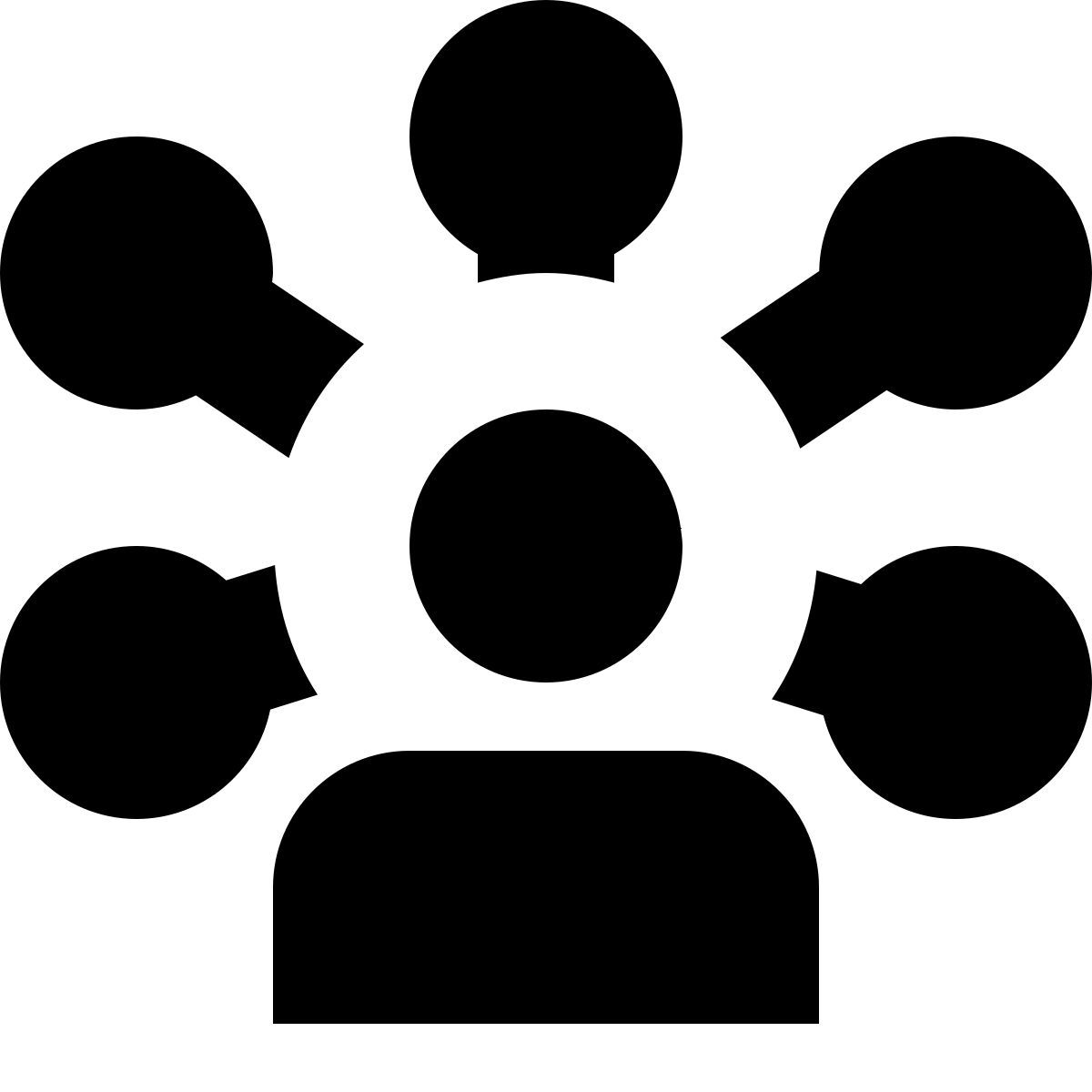 tiny glyph style conoscenza del cliente icon