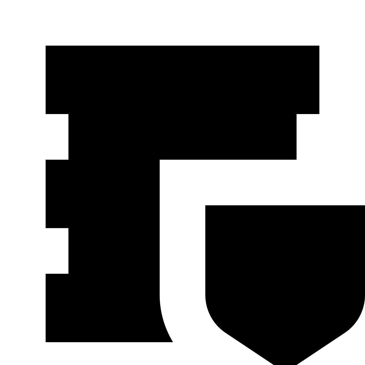 tiny glyph style data security icon